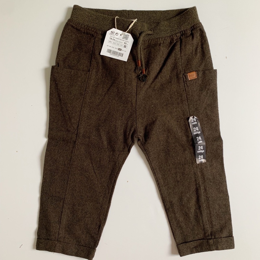 Zara brown baby boy pant